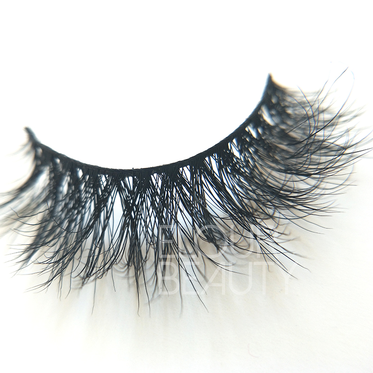 3D mink lashes with private label eyelash packaging China ED78